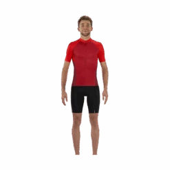 MAILLOT MAVIC COSMIC JERSEY ROUGE -VéloÉlan Soldes maillot mavic cosmic jersey rouge 3
